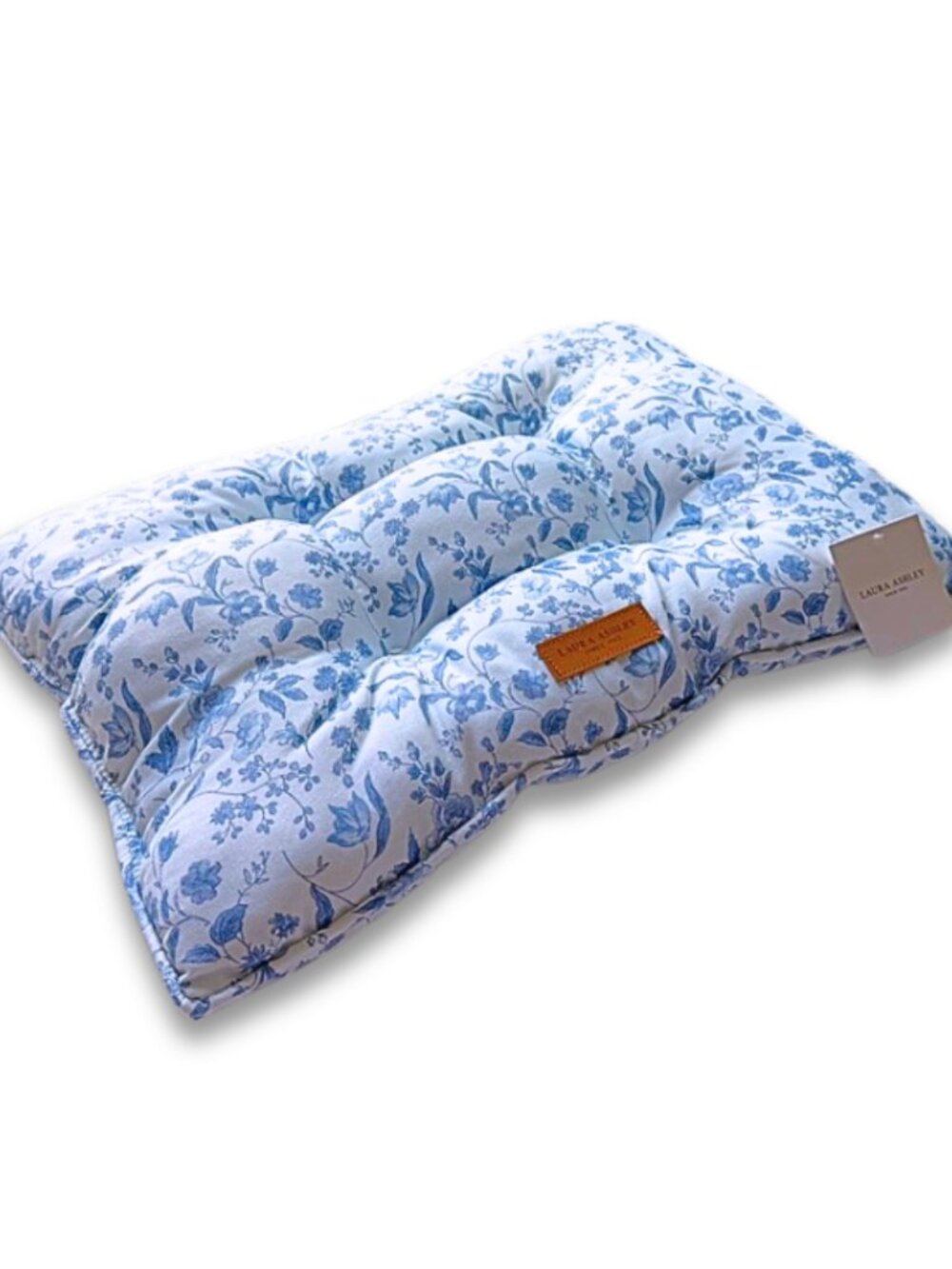 Laura Ashley Blue Floral Pet Pillow Bed Dog Cat Cushion Shabby Chic Cottagecore
